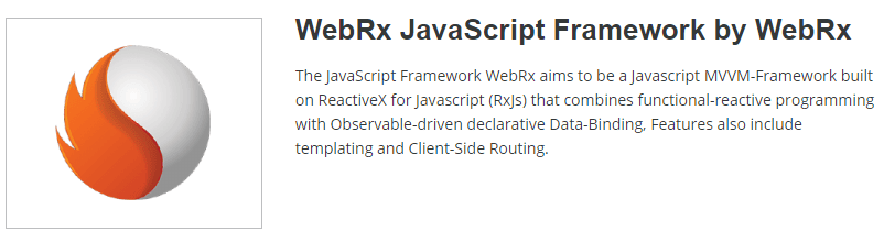 Introduction to WebRx with Logo