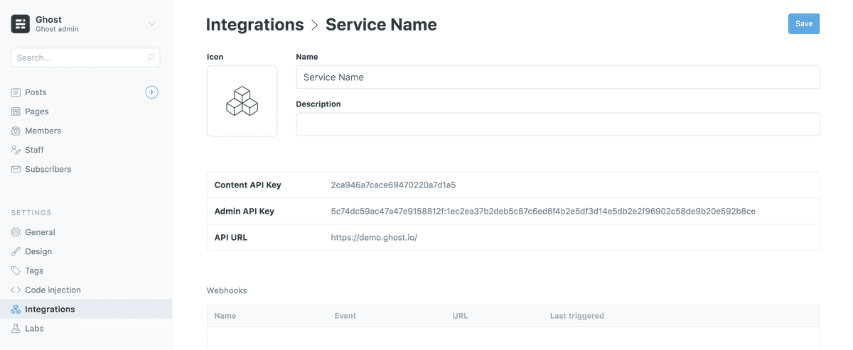 Admin Panel Of Ghost CMS