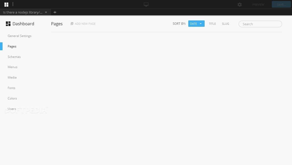 Relax NodeJs CMS Dashboard