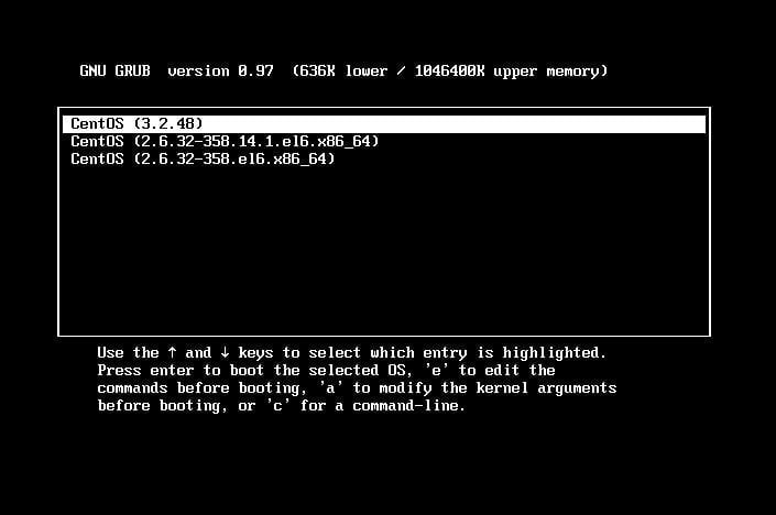 Linux bootloader GRUB