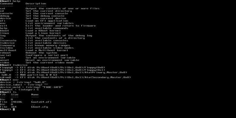 Linux bootloader KBoot