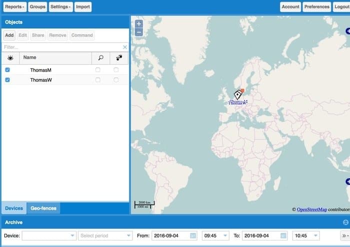 traccar open source gps tool