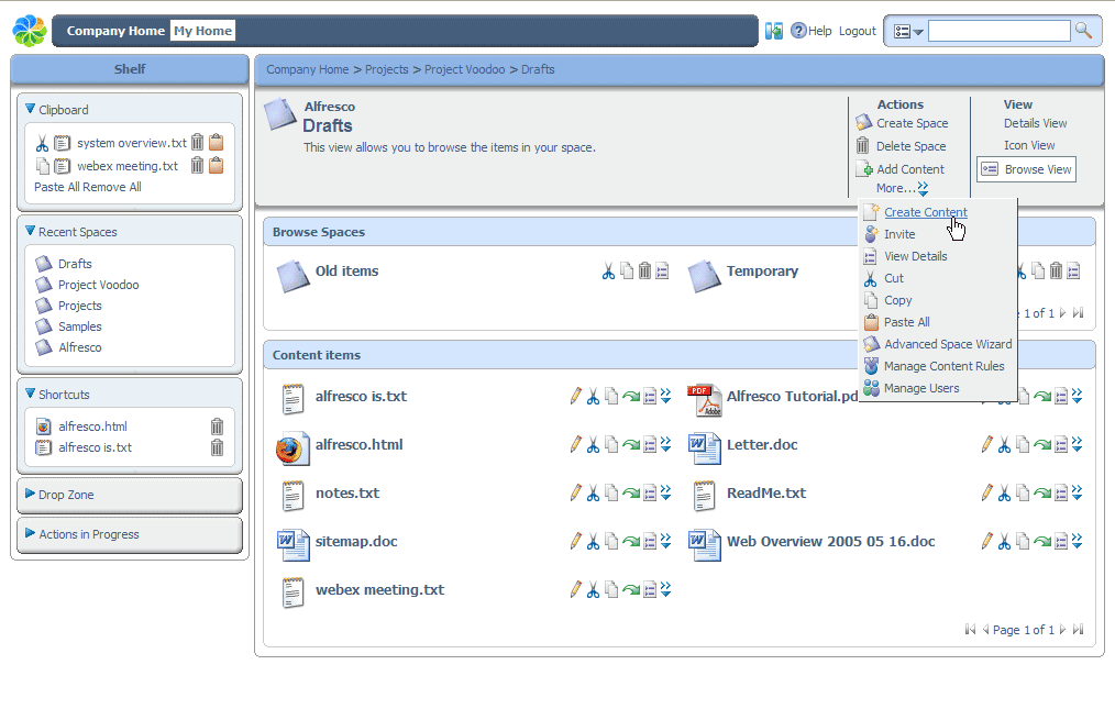 Alfresco - Document Management Tools for Linux