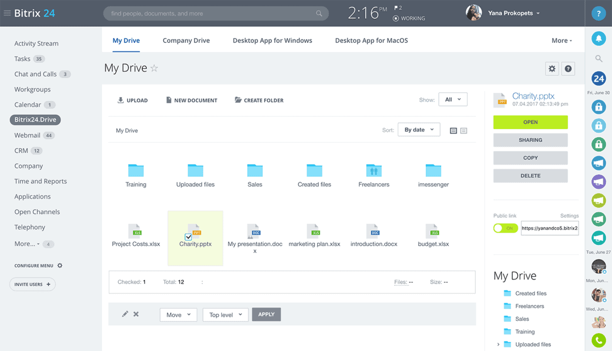 Bitrix24 - Document Management System