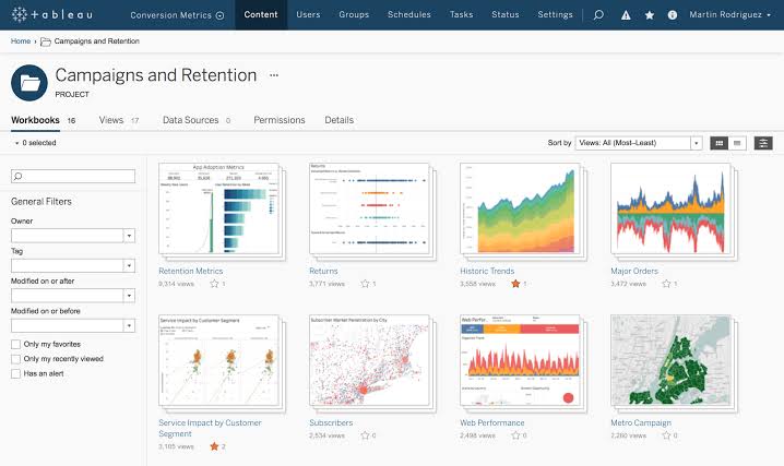 tableau data visualization tools