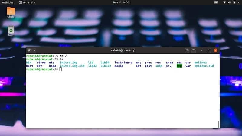 Linux file system structure