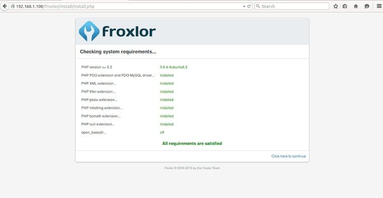 froxlor