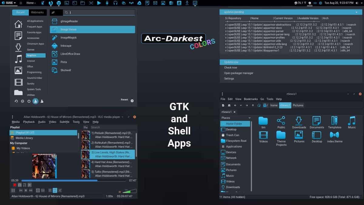 arc darkest mate themes