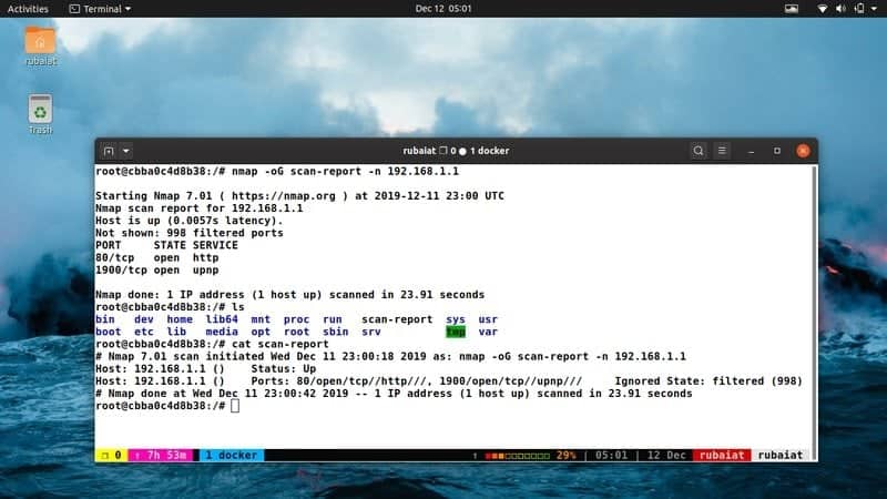 Nmap output for grep