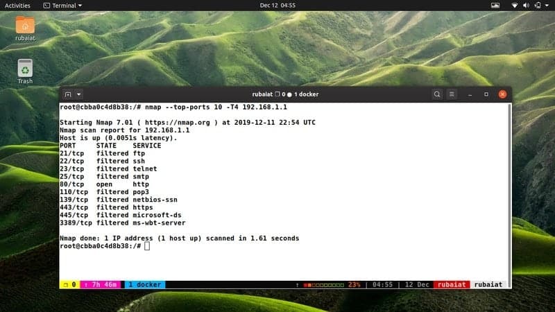 nmap timing parameters