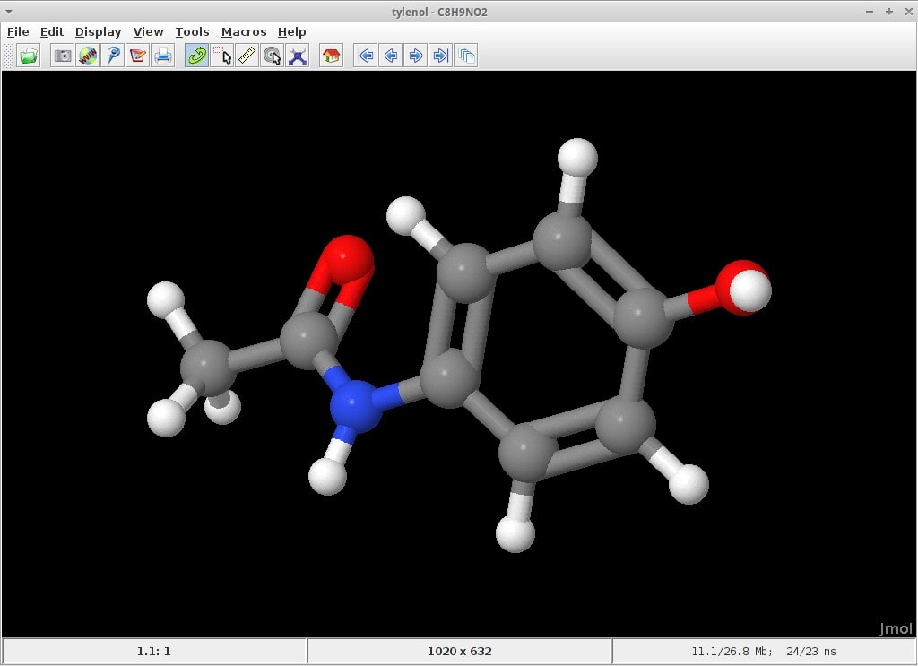 11. Jmol - Chemistry Tools for Linux