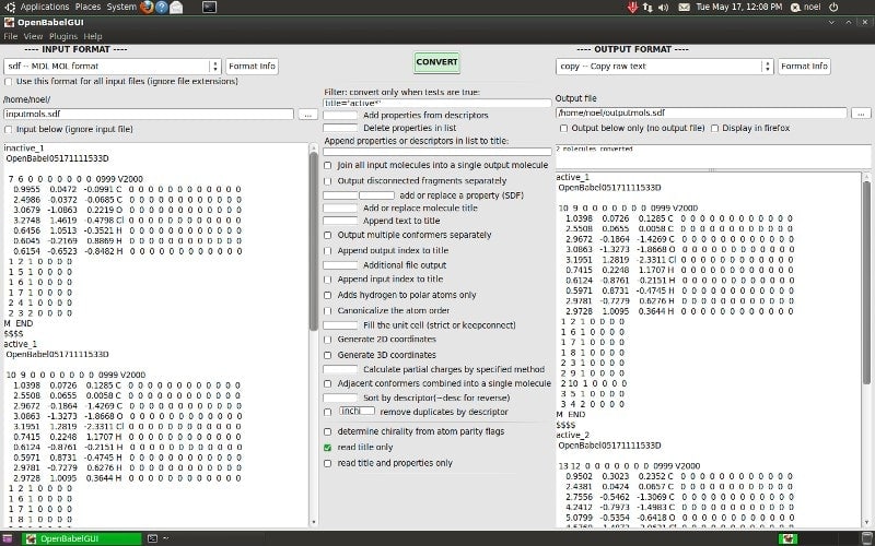 9. Open Babel - Chemistry Tools for Linux