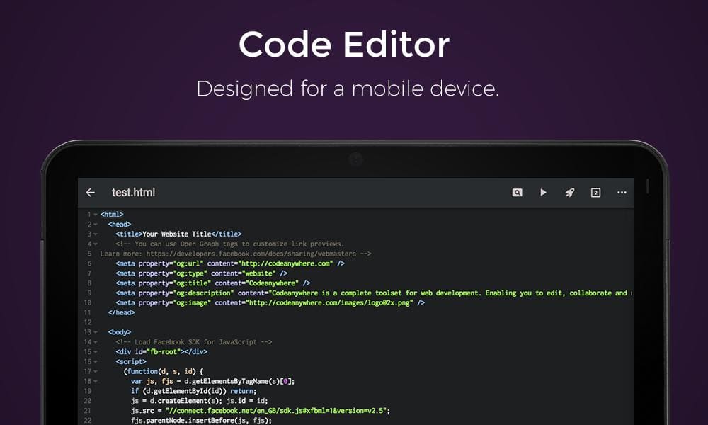 codeanywhere Cloud IDE