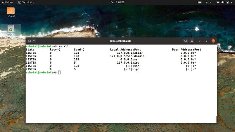 socket statistics