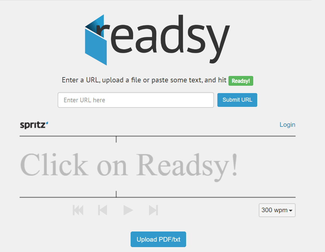 Readsy - Linux Speed Reading Tools