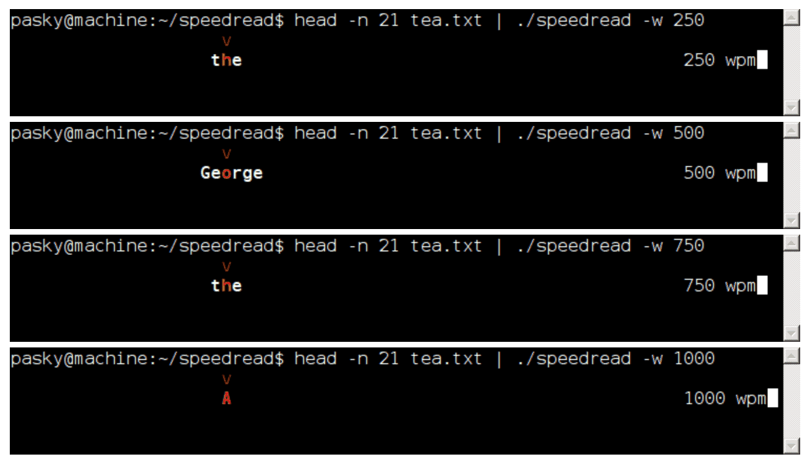 SpeedRead - Linux Speed Reading Tools