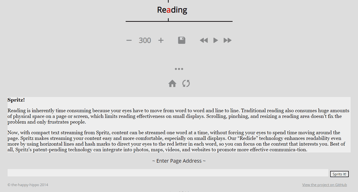 Sprits it - Linux Speed Reading Tools