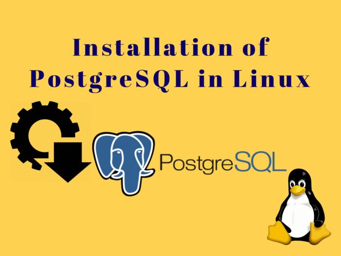 install PostgreSQL database