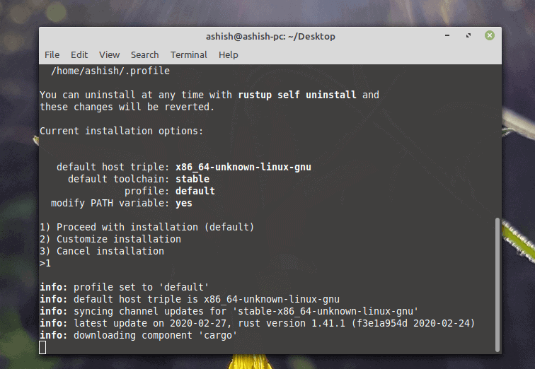 linux-default-install