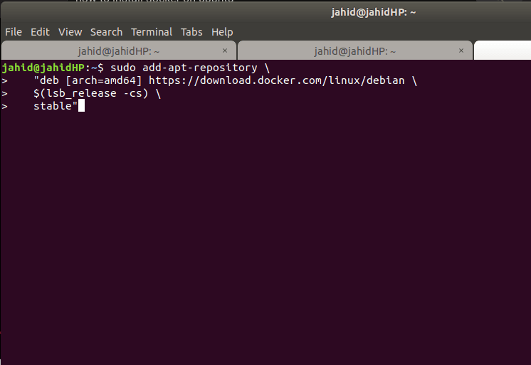 stable docker in linux install