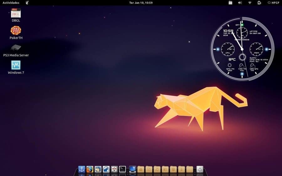 Installing Infinity Conky Theme for Ubuntu/Linux/Fedora – Bits and Pieces of Code