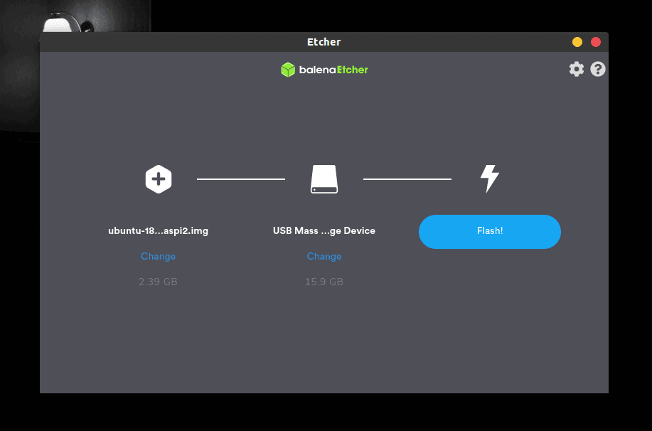 flashing ubuntu server for pi