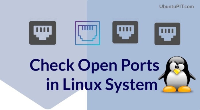 linux open port check