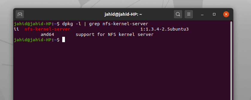 nfs kernel server linux already