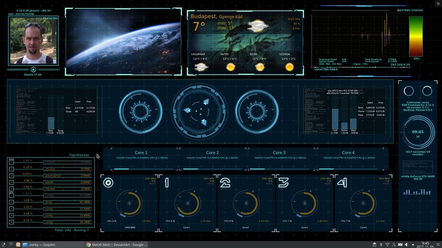 sci-fi hud