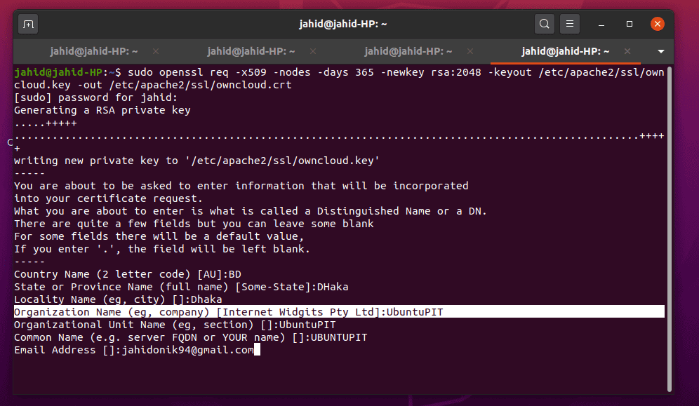 UBUNTUPIT apache