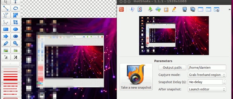 hotshots Linux screenshot tools