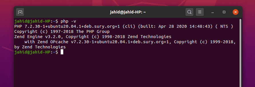 php version on OwnCloud Ubuntu