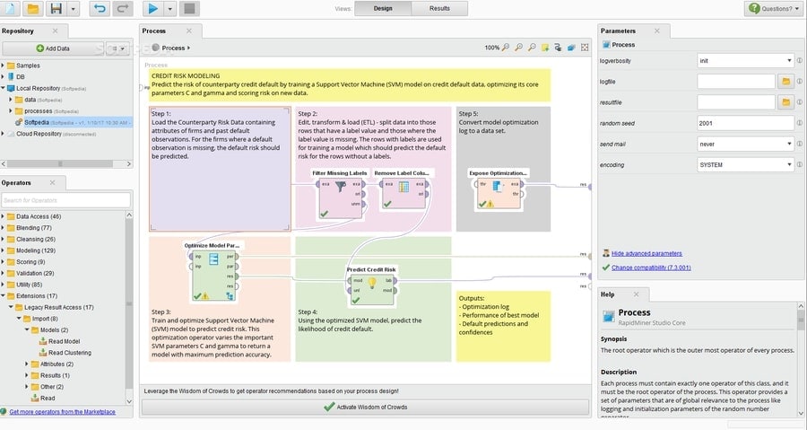 RapidMiner - open-source BI tools