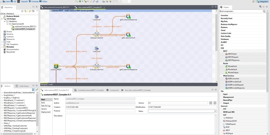 Talend Open Studio - open-source BI tools