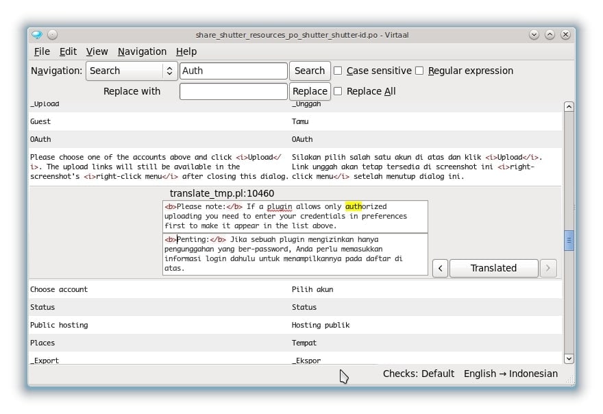 virtaal - best translation software