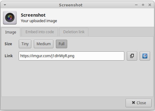 xfce4 screenshooter