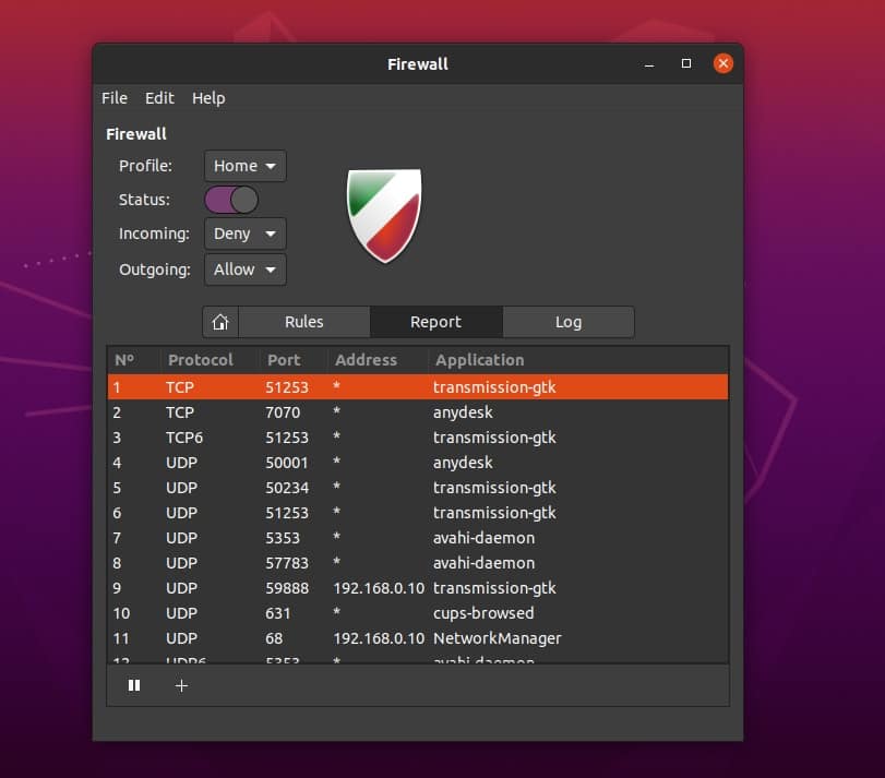 Configure Firewall on Ubuntu Linux GUI