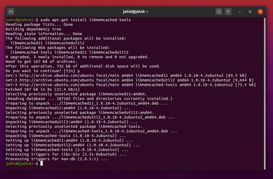 Memcached on Ubuntu Linux LIbTools