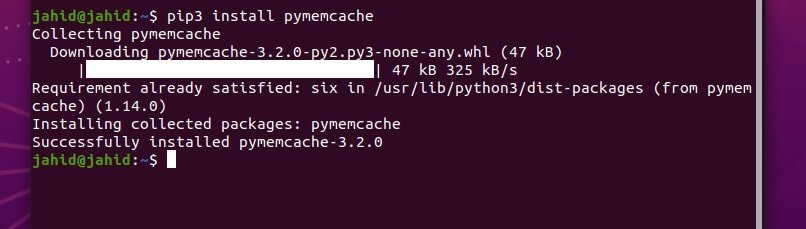 Memcached on Ubuntu Linux pip3