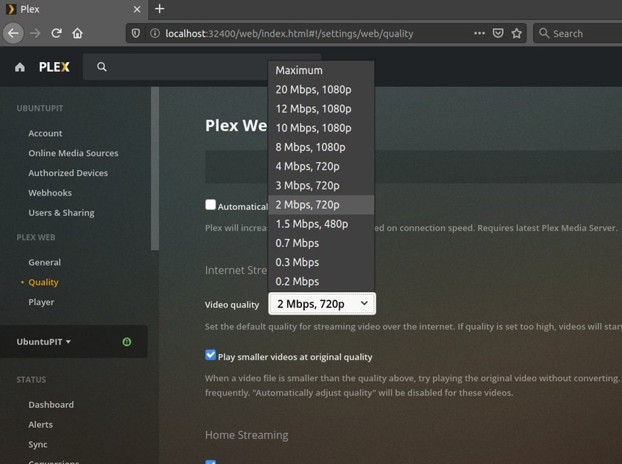 bandwidth control