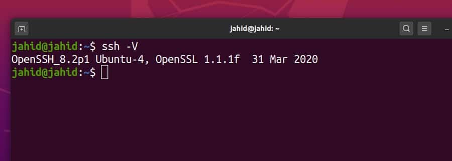 SSH Service in Linux version