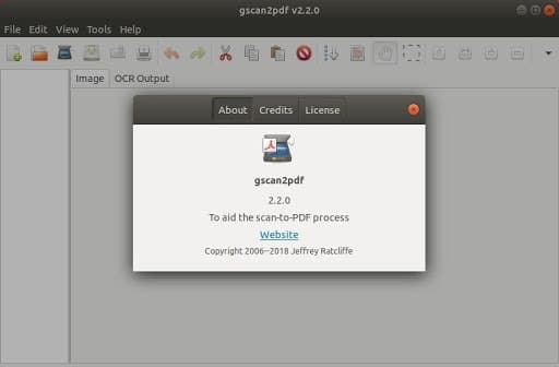 gscan2pdf - scanning tools for Linux