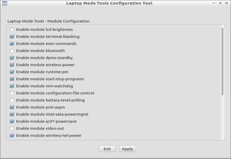 laptop mode tools