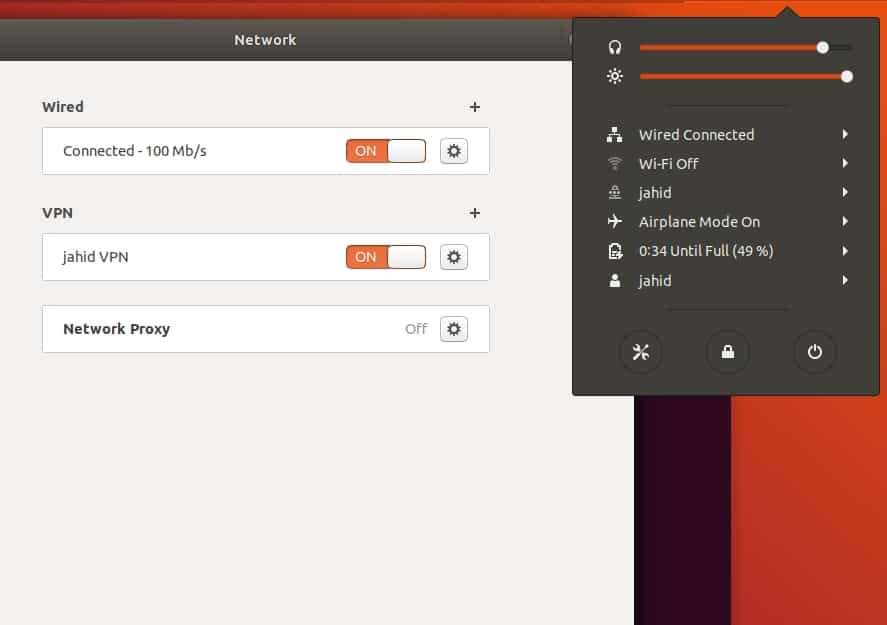 OpenVPN in Ubuntu Linux vpn connected