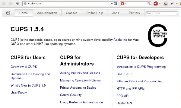 ubuntu cups server