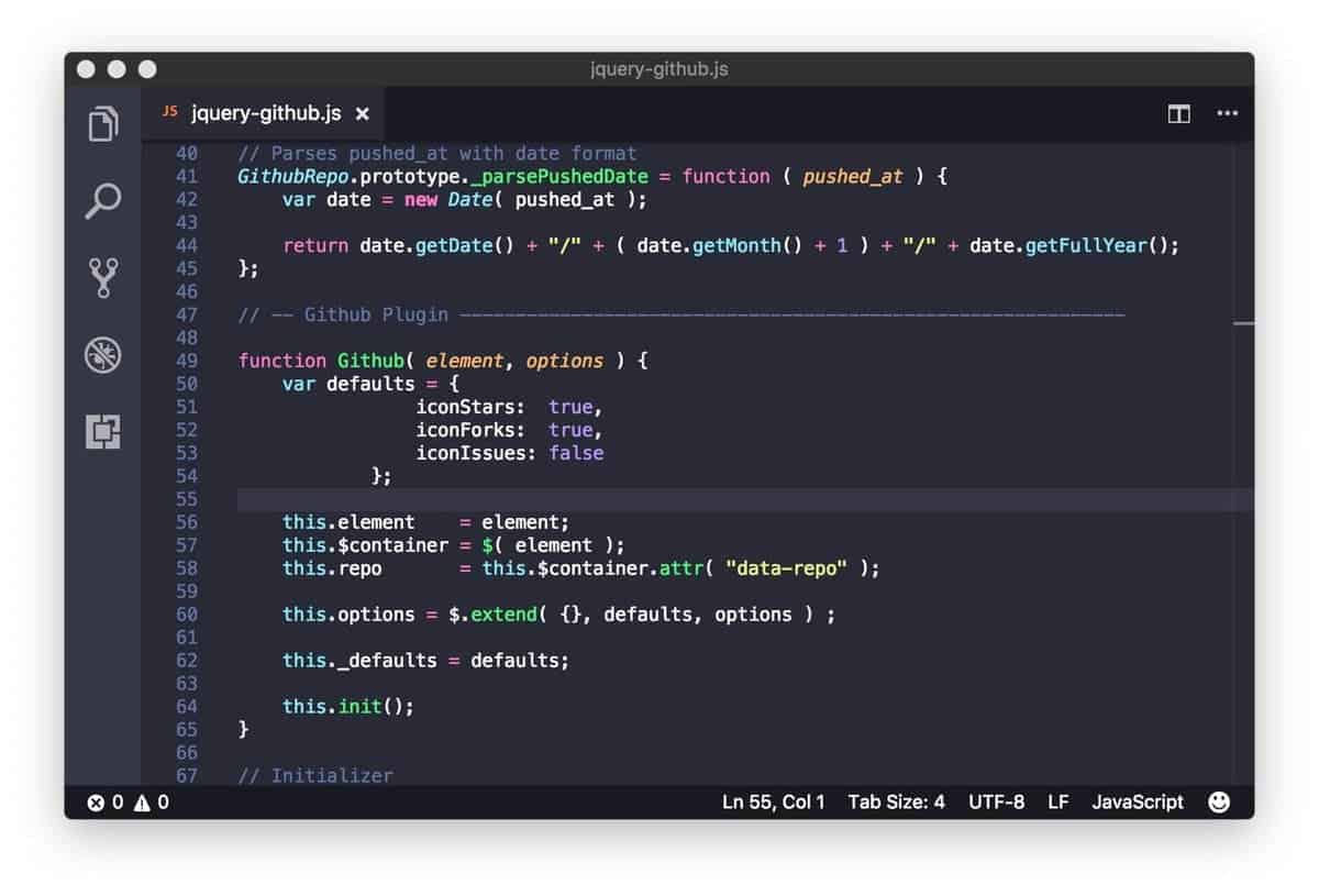 darcula in vscode themes