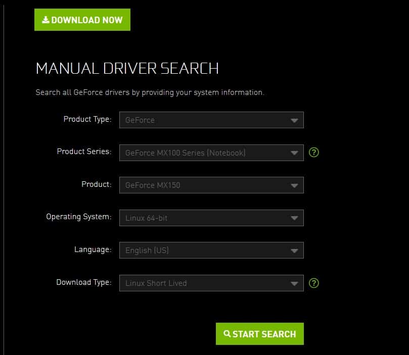 nvidia driver for linux codecs