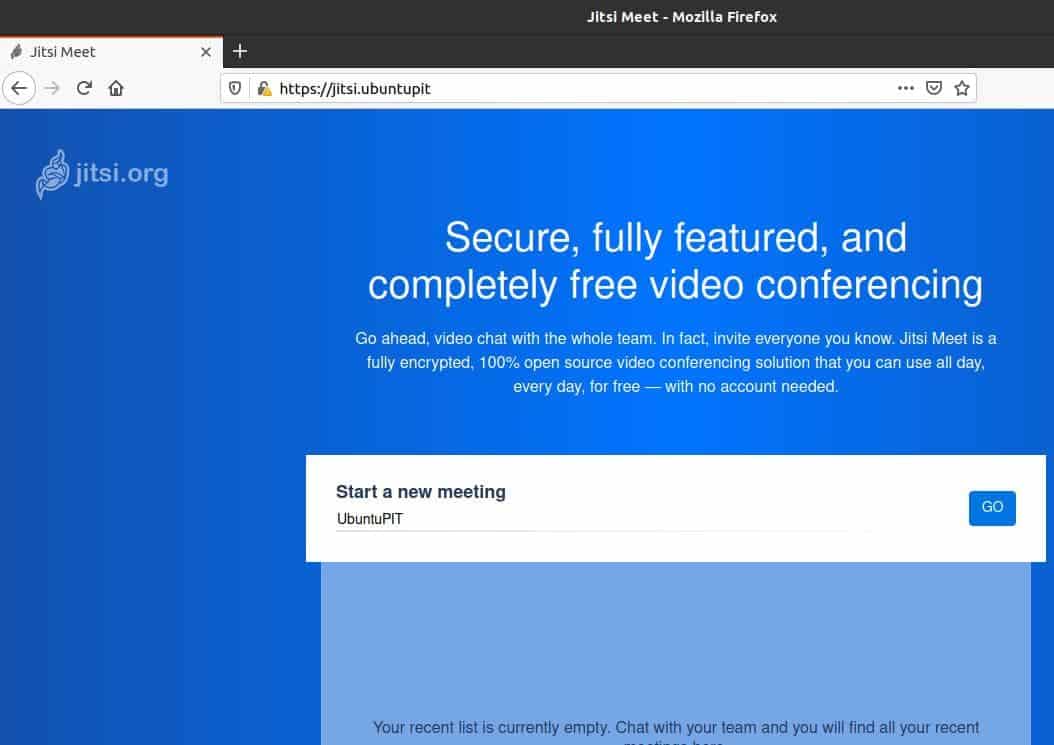 firefox jitsi meet ubuntupit