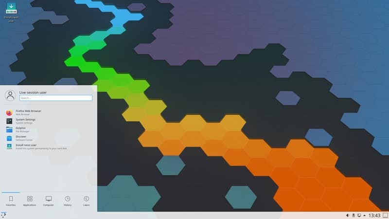 kde neon - Best Debian Based Linux Distributions