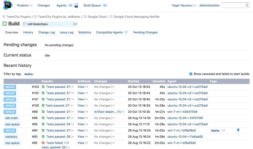 Teamcity in build automation tools for Linux